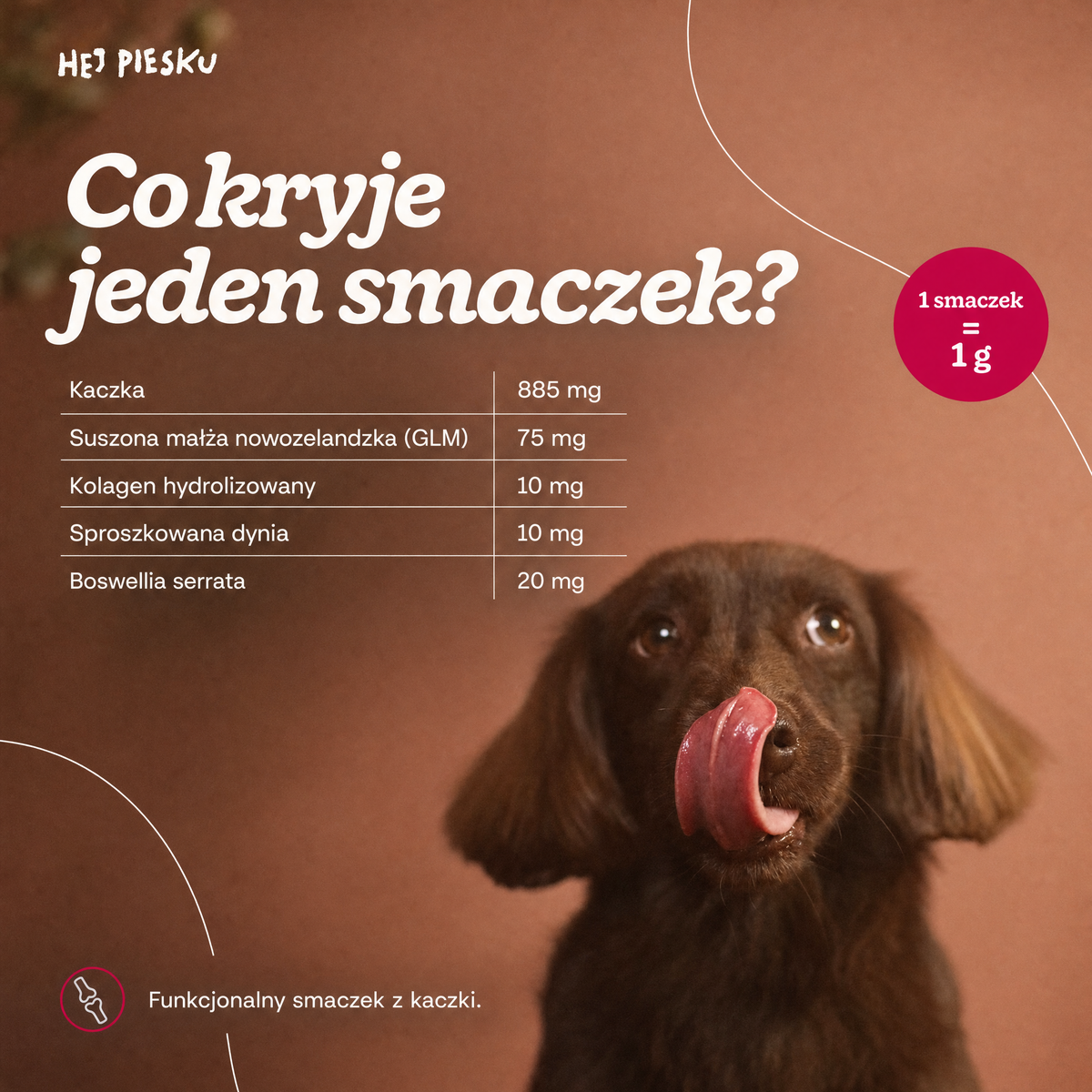 Skład ilościowy Stawy w jednym smaczku 1 g